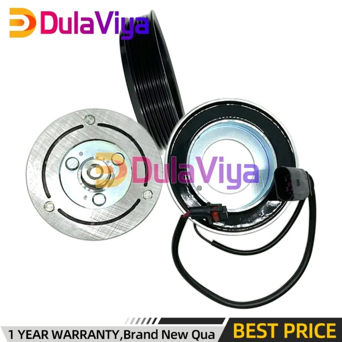 AC Compressor Clutch Hub Pulley For AUDI A6 A7 C7 4G Q7 Q7 4M 3.0 TFSI 4M0820803B 4M0820803K 4M0820