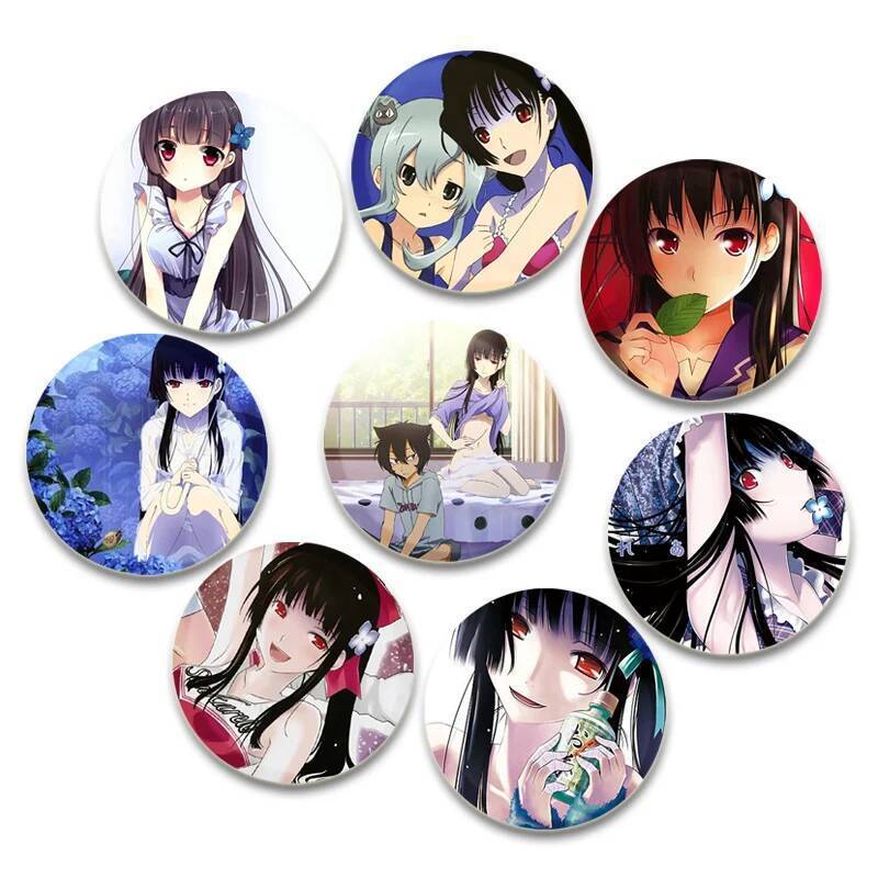 เข็มกลัด Sanka Rea Furuya Chihiro สำหรับกระเป๋าเป้ พร้อมใช้งานในการสะสมและตกแต่ง