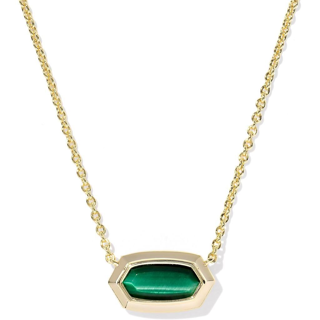 สร้อยคอจี้สั้น Kendra Scott Elisa Bezel แฟชั่นสำหรับผู้หญิง