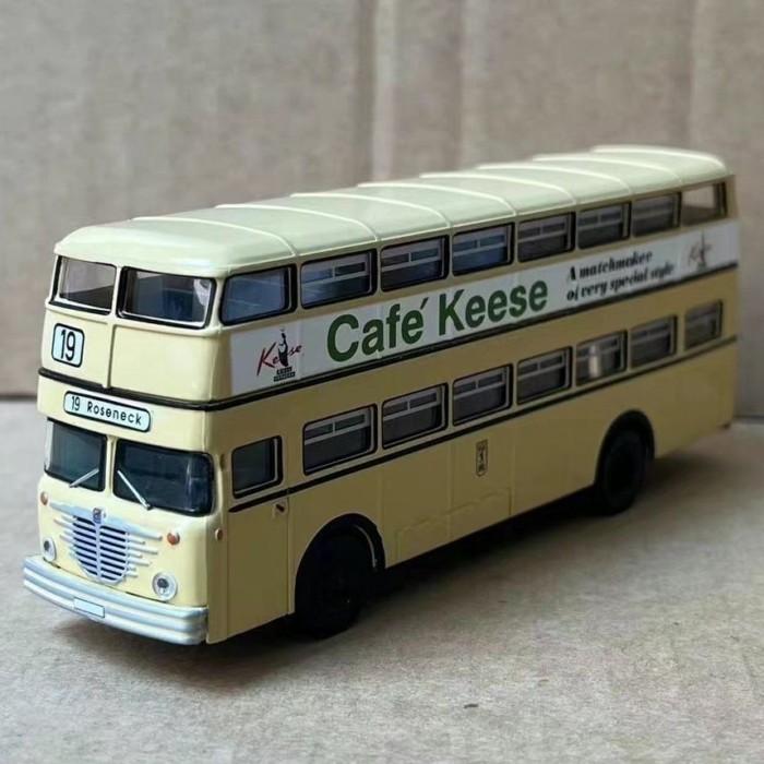 พร้อมส่ง BREKINA HO 1/87 BUSTING D2U BVG CAFE Bus Model วัสดุพลาสติก