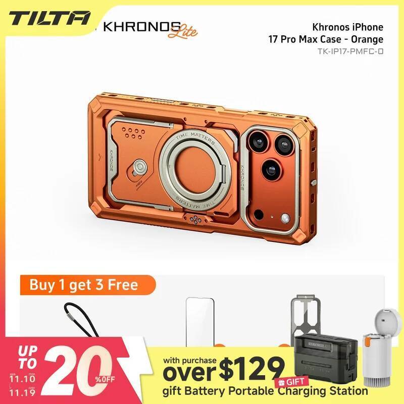 TILTA Khronos Classic 17 Pro/ Pro Max กรงวิดีโอมือถือสําหรับ iPhone 17 Pro / Pro Max Ultimate ชุดพร้