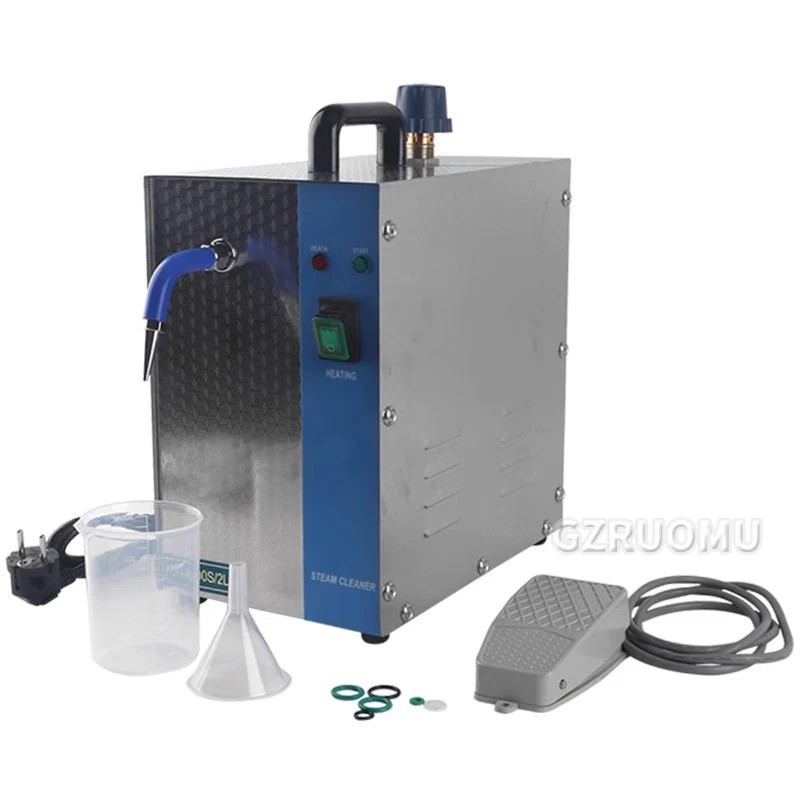 1300W 2L Jewelry Steam Cleaner Stainless Steel Jewelry Cleaner Machine Gem Cleaner Washer Equipment