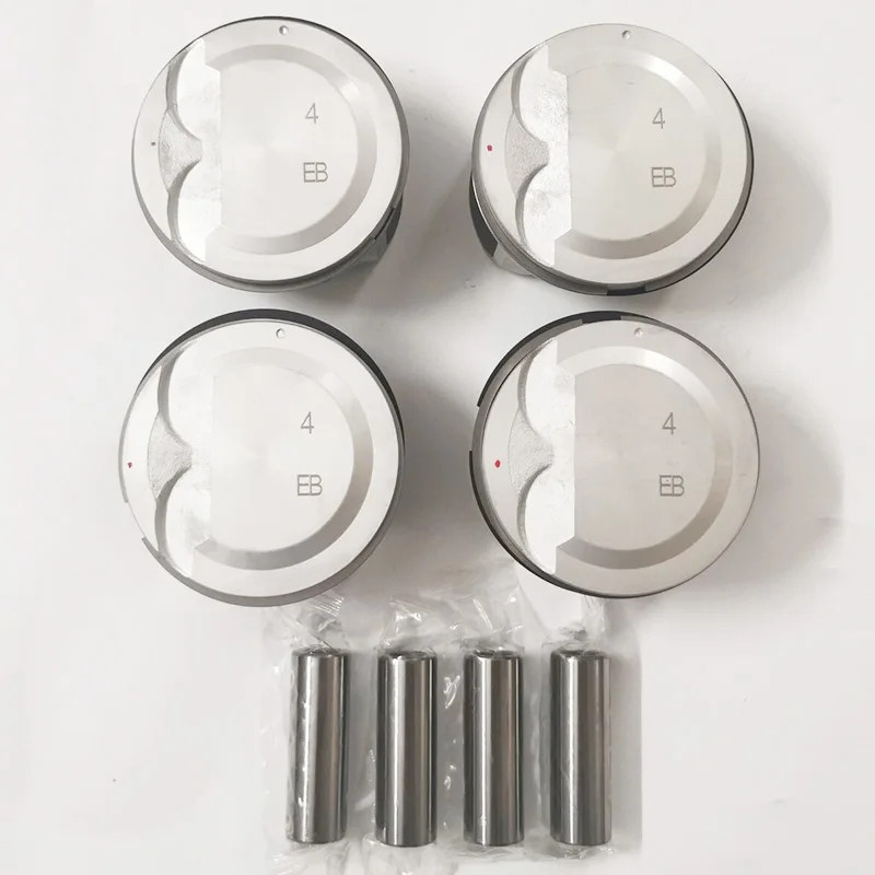 4 PCS 23041-2B101 230412B101 08-424800-30 Engine Piston for Hyundai Accent IV I20 I30 Kia Ceed Rio