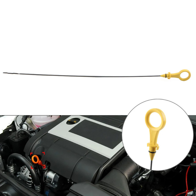 610mm Car 2.0T Engine Oil Dipstick 06J115611F For Audi A3 A4 A5 Q3 Q5 TT For VW Beetle CC EOS GTI J