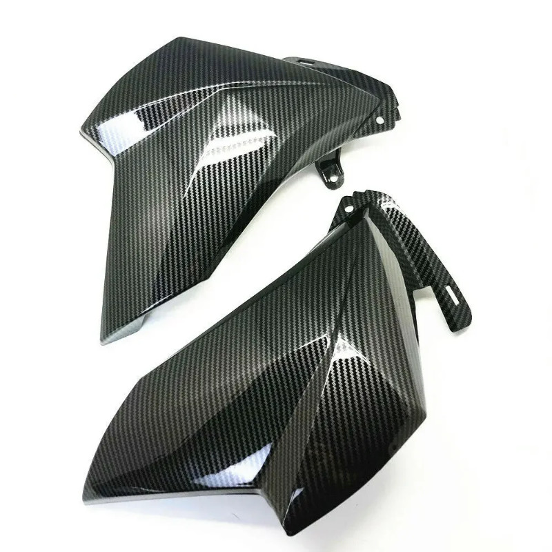 Hydro Dipped Carbon Fiber Finish Front Side Cover Trim Panel Fairing For KAWASAKI Z 800 2013-2016 Z