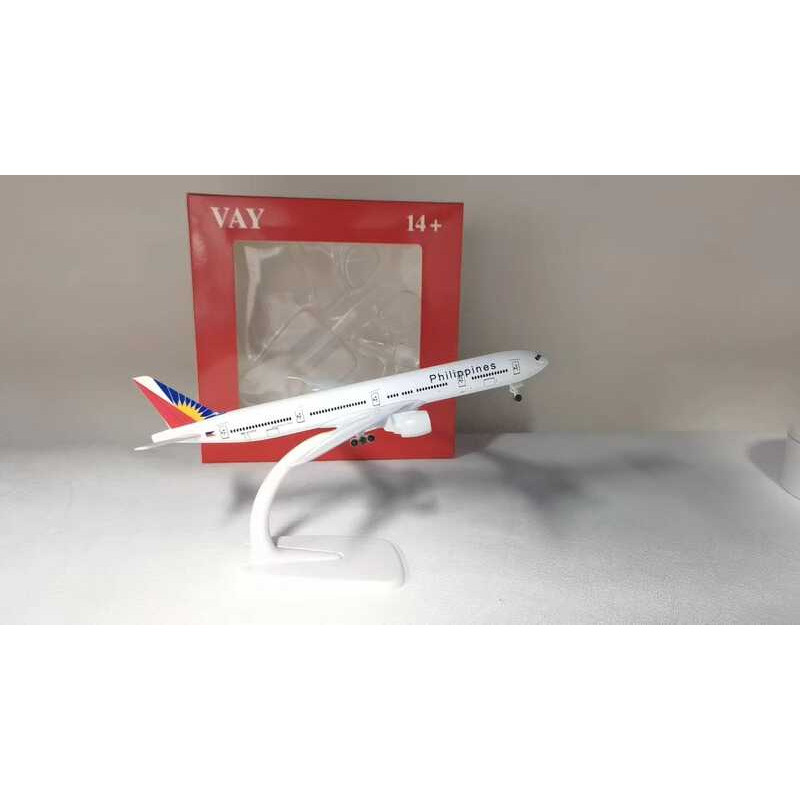 C 20Cm Aircraft Model B777 Metal Replica Diecast Airplane B777 The Philippines Aires W Landing Gear