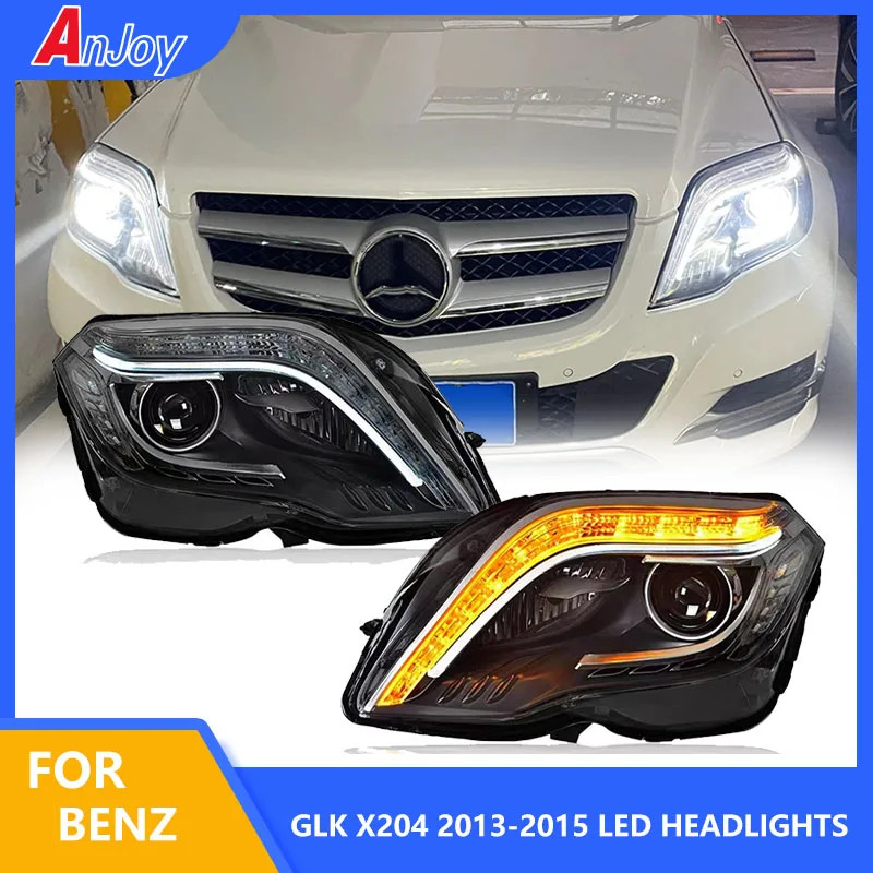 Car Headlights Upgrade High Configure For Benz GLK X204 2013-2015 LED Projector Lens Accessories La