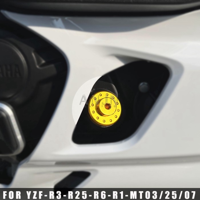 Engine Oil Filler Cover Cap Exagon For YAMAHA YZF-R3 YZF R3 R25 MT03 MT25 R6 R1 Works Edition Oil F