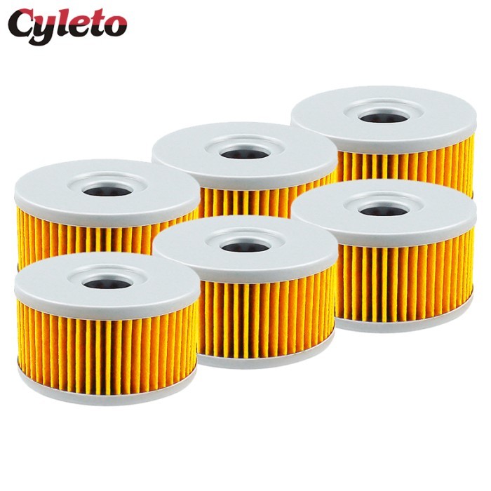 2/4/6 pcs Motorcycle Oil Filter For Suzuki GN250 GN400 GN 250 400 GZ250 Marauder GZ 250 SG350  SP25