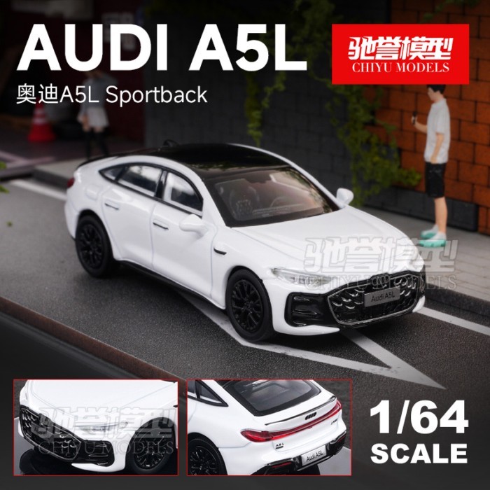 โรงงานเดิมรุ่นรถ 1: 64 Audi A5L Sportback ใหม่รุ่นรถจําลองรถวิ่งเครื่องประดับ
