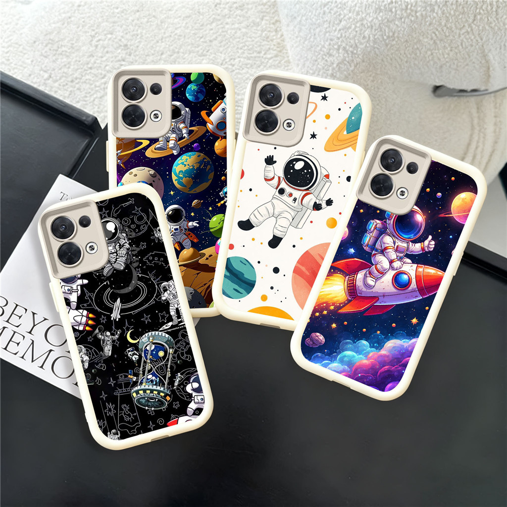 VK3 นักบินอวกาศสําหรับเคสซิลิโคนอ่อนนุ่ม Realme Narzo 10 P1 12 6i C17 N65 C3 20A 10A 70 Pro Plus 5G 