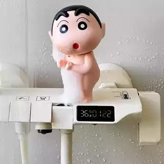 น่ารักชินจังของเล่นอาบน้ําอ่างล้างจานตกแต่งเครื่องประดับห้องน้ําตกแต่งบ้าน