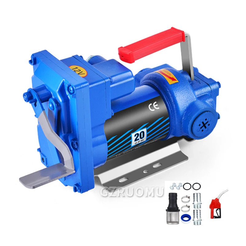 12V 24V 33-40L/min Small Engine Oil Changer Portable Gear Oil Pump Automobile Oil Electric Oil Well