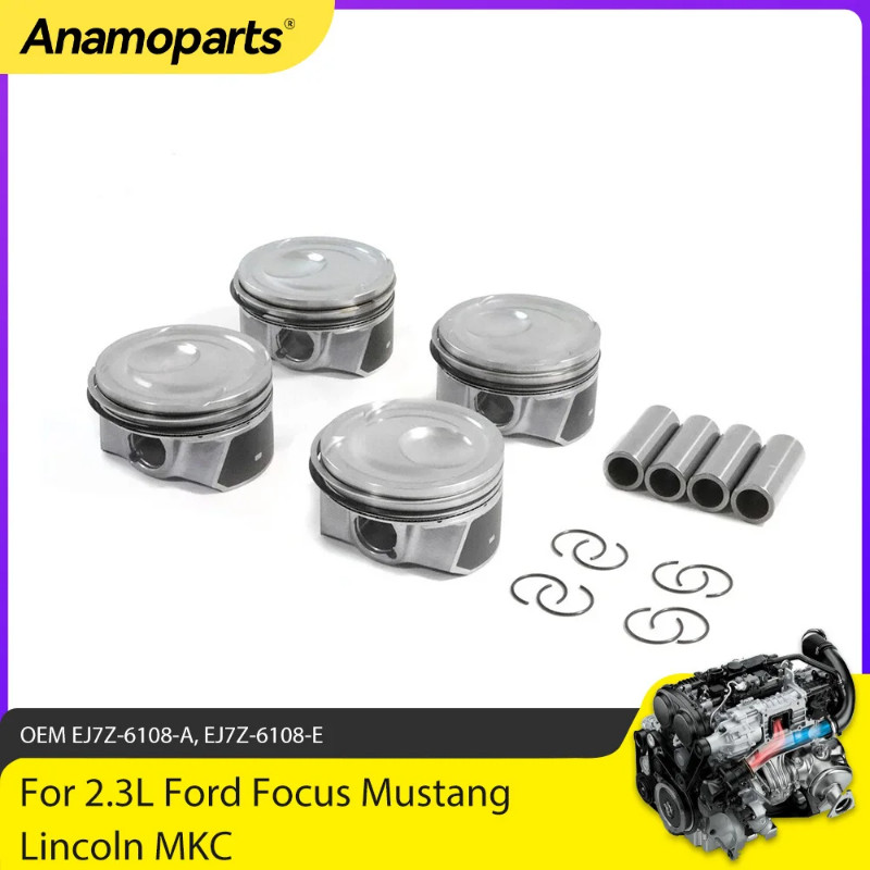 Engine Parts Piston Rings Kit Fit 2.3 L L4 Gas FOR Ford Focus Mustang Lincoln MKC 2.3L 2015-19 EJ7Z