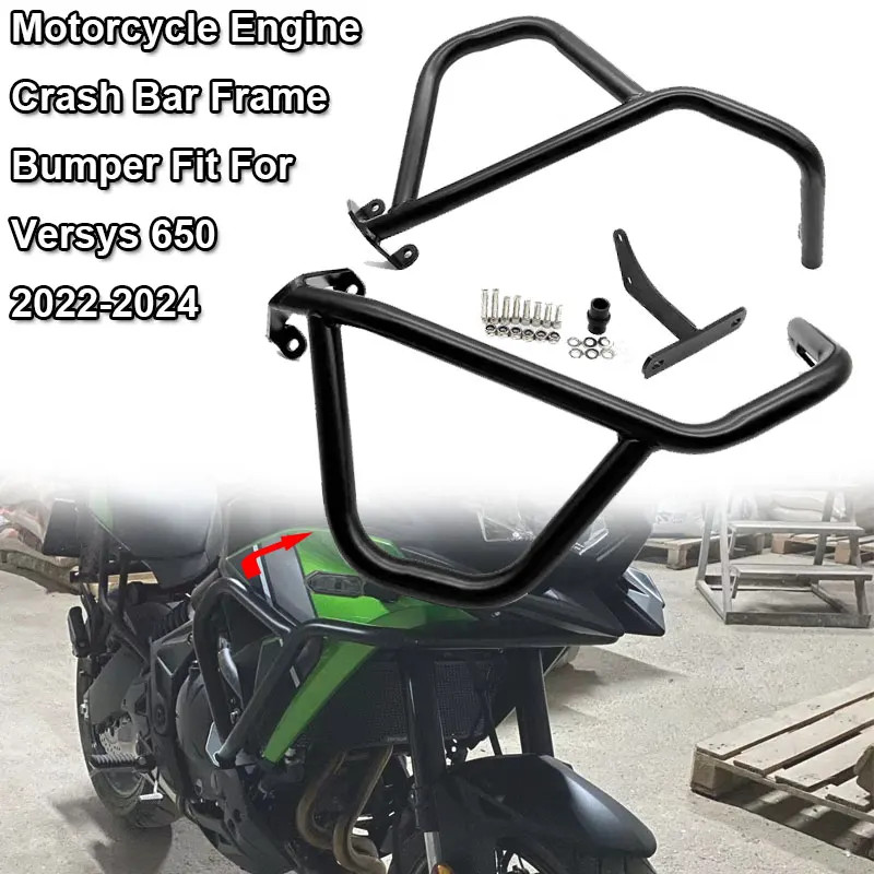 2024 Versys 650 Motorcycle Highway Engine Guard Crash Bar Frame Bumper Fit For Kawasaki Versys650 2