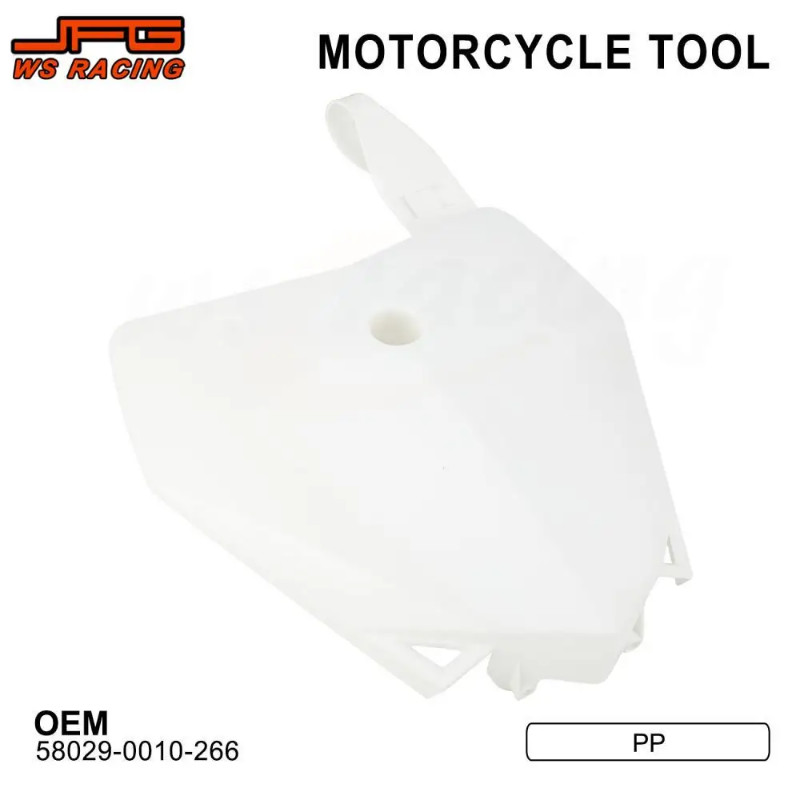 Number Plate Motorcycle Accessories Front Number Plate PP Plastic Cover For Kawasaki KLX110 KLX110L