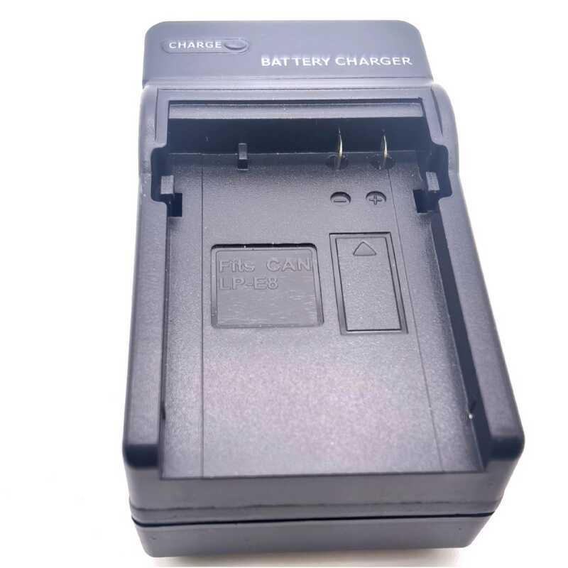 E8 เหมาะสําหรับเครื่องชาร์จแบตเตอรี่กล้อง Canon 550D 600D 650D 700D Kiss X4 X5 X6i X