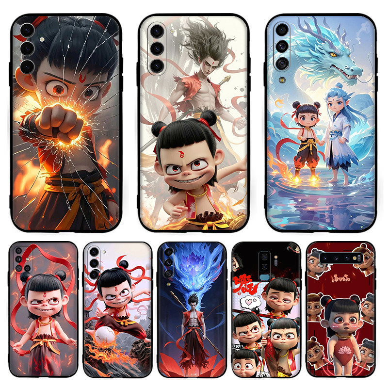 Anime Ne ZhaBirth of the Demon Child สําหรับ Samsung A12 A21S A22 A31 A32 TPU นุ่มสีดําป้องกันกรณี
