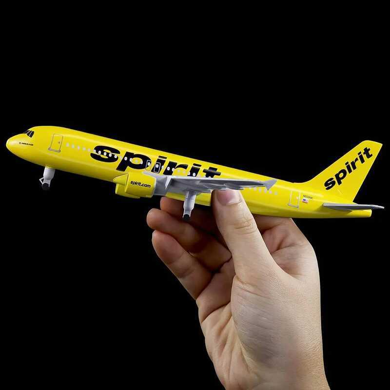 C 20Cm Scale Planealloy American Spirit A320 Airplane Model Aircraft Model Simulation Aviation Scie