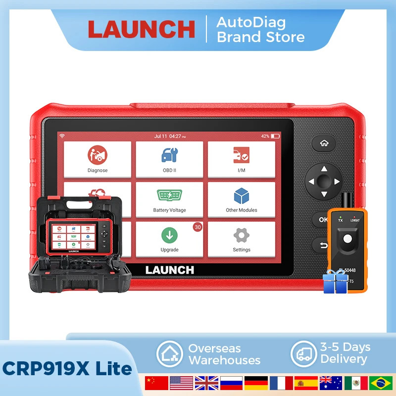 LAUNCH X431 CRP919X Lite Car Diagnostic Tool OBD2 Scanner Automotive Scanner Auto Scan Diagnosis 20