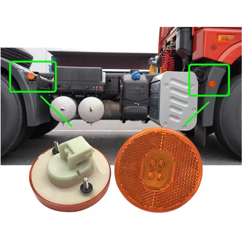 Fender Marker Light For FAW JH6 J6P J7 Side Light Circular LED V2.0 Small Lamp