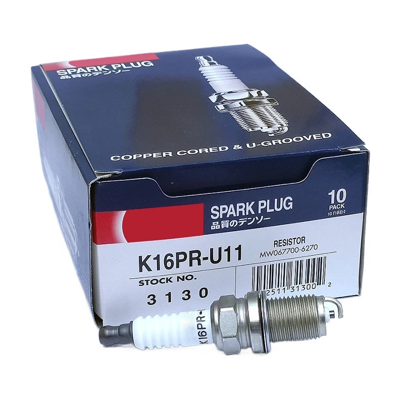 4-8pcs/lot U-Groove Nickel Spark Plug K16PR-U11 3130 K16PRU11 fit for Nissan Dodge Saturn Isuzu Mit