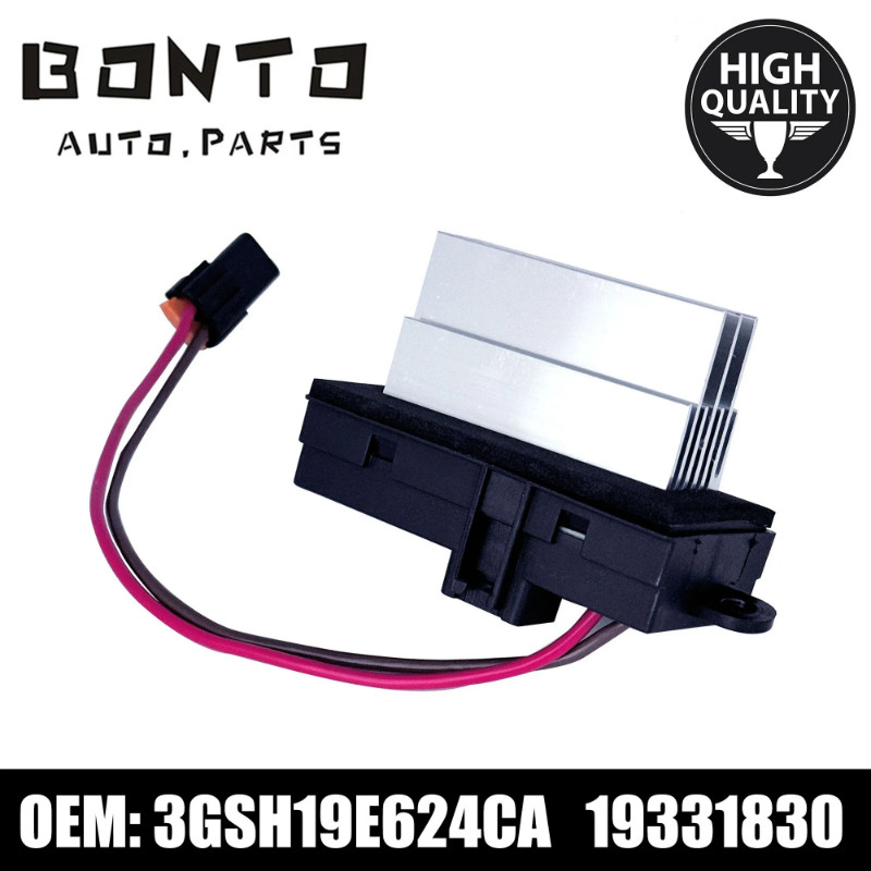 BONTO Blower Motor Regulator Resistor For 2003-2007 HUMMER H2 6.0L Replace 19331830 89023355 3GS19E