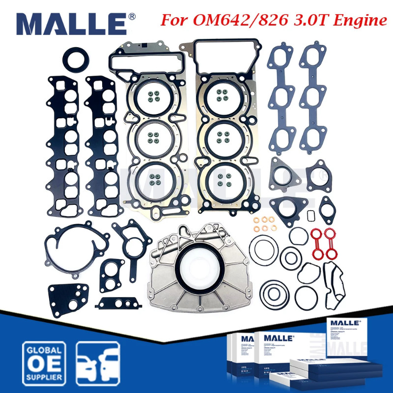 M642 Engine Overhaul Rebuild Gasket Set For Mercedes Benz OM642 826 3.0T Car Accessories 6423710820