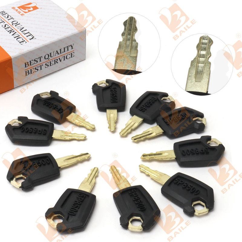 10 Pcs 5P8500 Lgnition Key For Caterpillar