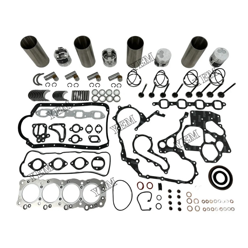 4x Overhaul Rebuild Kit With Gasket Set Bearing&Valve Train For Isuzu 4FB1 Engine Spare Parts