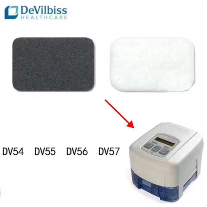8pcs Devilbiss CPAP Filters Ultra Fine Filters CPAP Filter Replacement Filters Ventilator Supplies