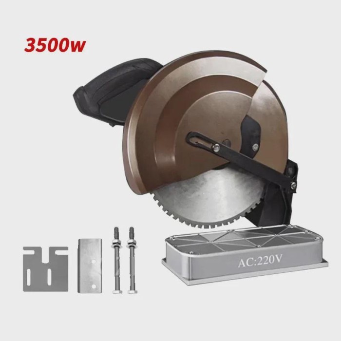 14 Inch Metal Cold Cutting Saw Variable Frequenc Stainless Steel Plate Cold Cut Saw Household Profe