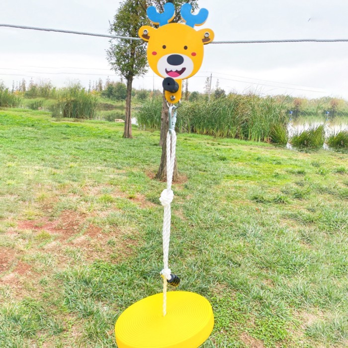 Kindergarten children's zipline indoor and outdoor zipline pulley playground equipment training equ