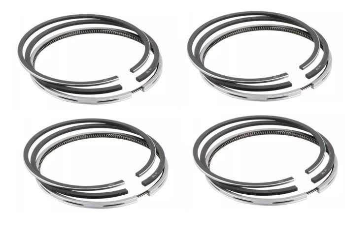 6pcs  03H 107 065 N +0.5 Engine Pistons Rings Set  For Porsche Cayenne VW Passat Audi Q7 VR6 3.6L F