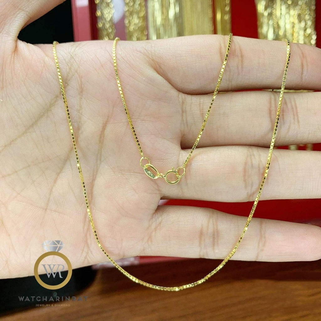 สร้อยอิตาลี 9K ลายบ้อกกลาง