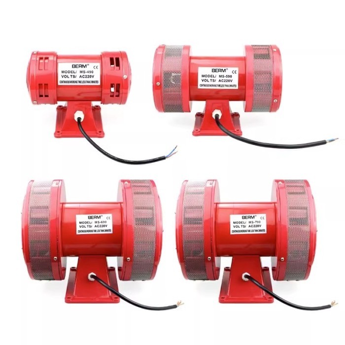 Bidirectional wind screw alarm, electric motor, air defense alarm, buzzer 220V