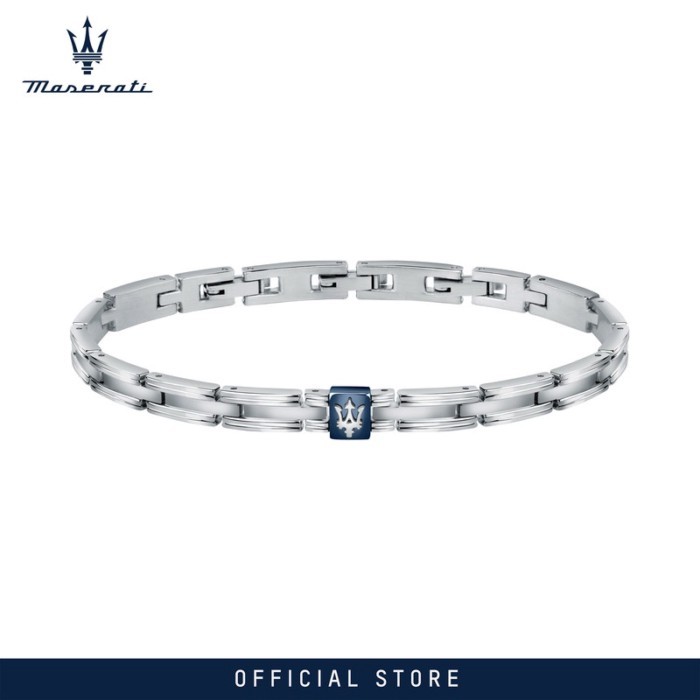 Maserati Jewels 220mm Men's Stainless Steel กำไลข้อมือ JM420ATK03 (Adjustable)