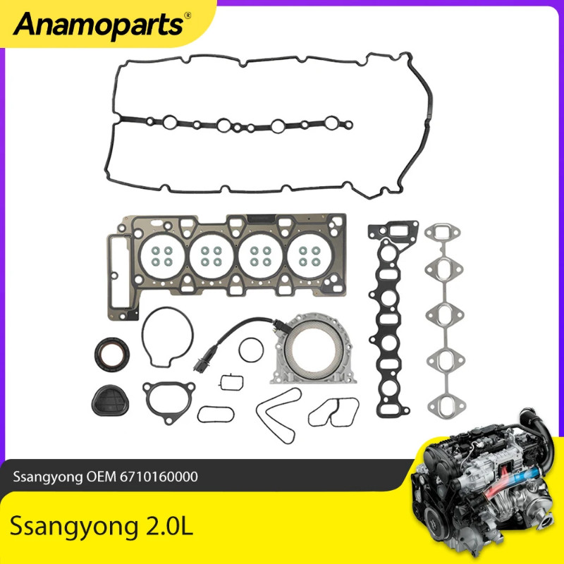 Engine Parts Full Gasket Set Fit 2.0 L T For Ssangyong Korando C Diesel Actyon Sport 2.0L 2010-2015