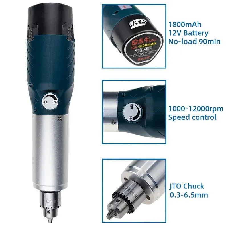 Mini Cordless Drill Dremel Battery Rechargeable Electric Drill Dremel Woodworking Engraving DIY For