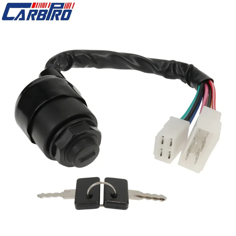IGNITION SWITCH W/ KEYS FOR YAMAHA GAS 2 CYCLE GOLF CART G1 MODELS 1979-1989