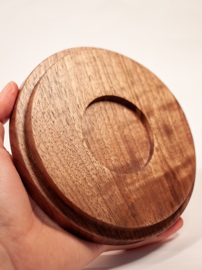 อุปกรณ์กาแฟ North American Black Walnut Wooden Lagm01 Bean Compartment Cover OPTION-O P100 P64