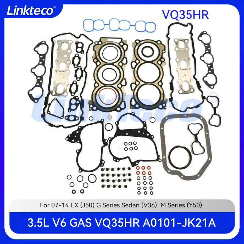 Engine Cylinder Head Full Gasket Set Fit 3.5 T L V6 GAS VQ35HR For 07-14 Infiniti EX J50 G M Series