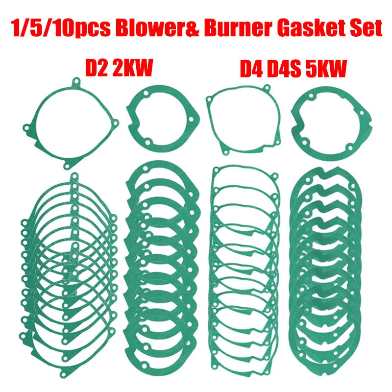 1/5/10x Burner Gasket Blower Motor Gasket For Eberspacher 2KW/5KW Diesel Parking Heater D2/D4/D4S C