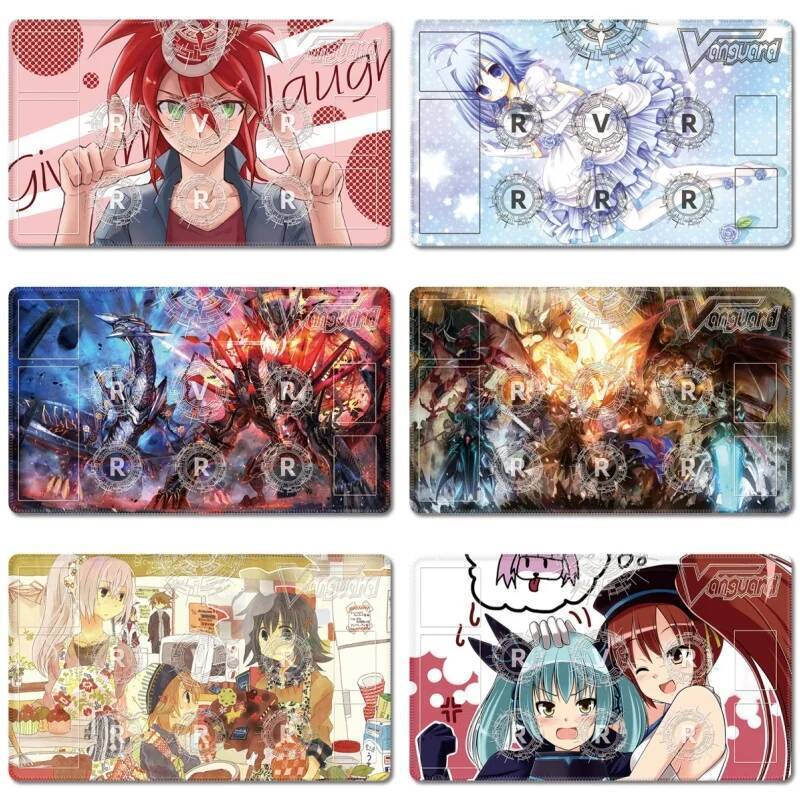 แผ่นรองการ์ด Cardfight! Vanguard Sendou Aichi Kai Toshiki Diy ยางตัวเลขการกระทําของเล่นอะนิเมะคอลเลก