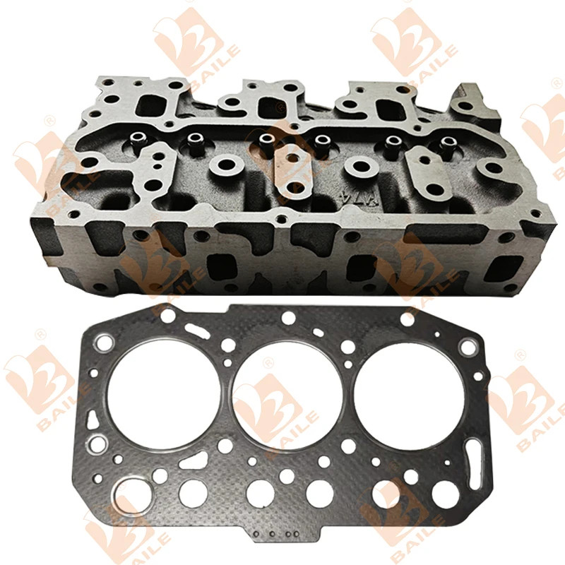 3TNM72 Cylinder Head + Cylinder Head Gasket For Yanmar Engine Parts
