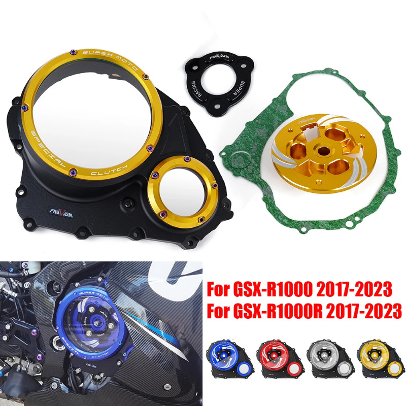 GSXR1000 GSXR1000R Engine Clear Clutch Cover For Suzuki GSX-R1000 GSX-R GSXR GSX R 1000 1000R 2017