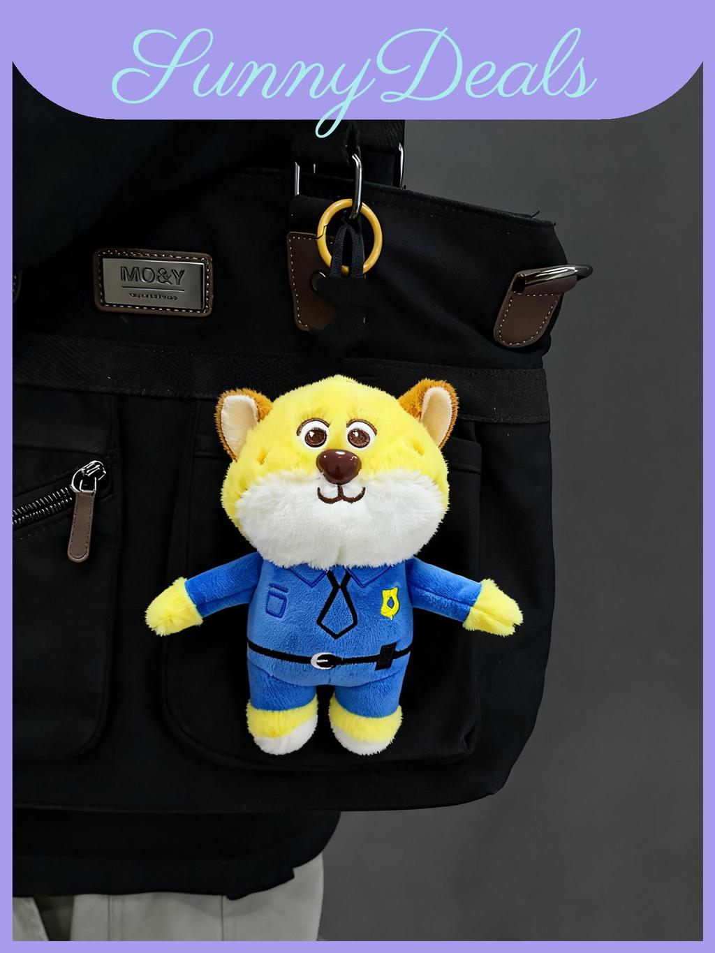 Judy Zootopia น่ารัก Nick Sloth และ Benjamin พวงกุญแจตุ๊กตาสําหรับเด็กของขวัญ