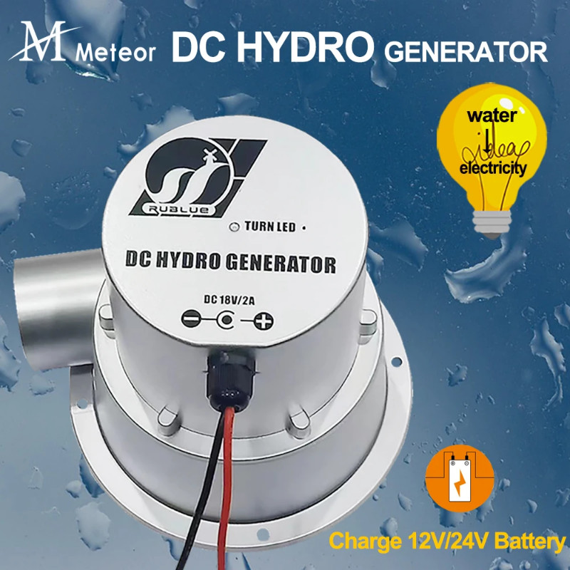 100W 50W Water Turbine 18V 36V Hydraulic Generator Outdoor Hydro Electric Generator DC Permanent Ma