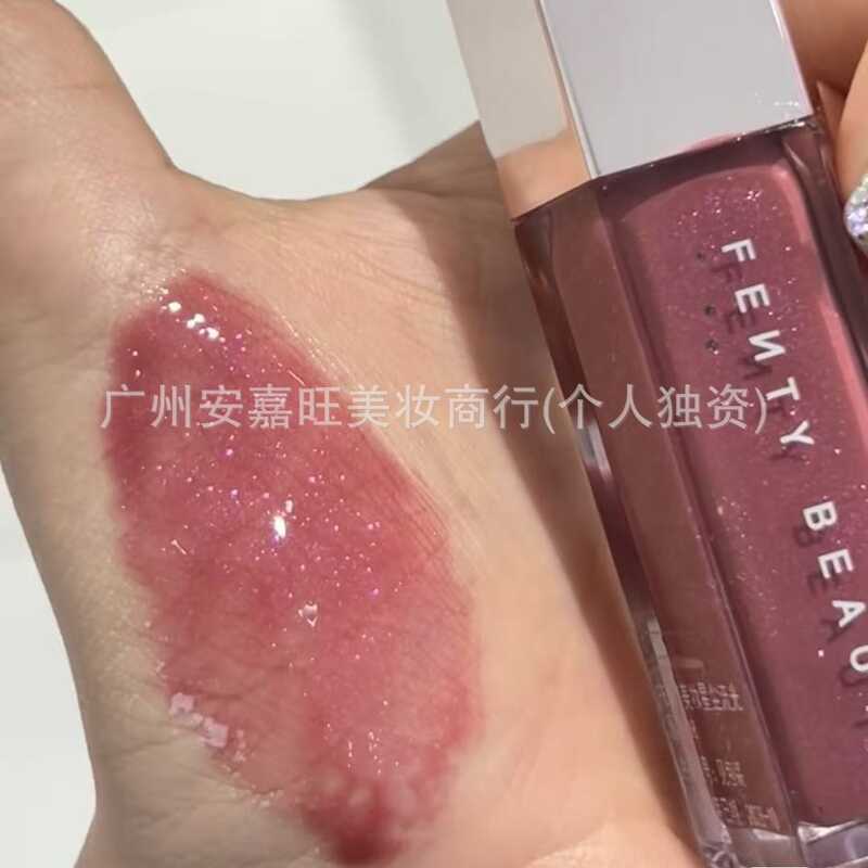 ผมตรง Fenty Rihanna Luminous Lip Gloss Mirror Water Gloss Lip Gloss Lock Water Moisturizing Beauty