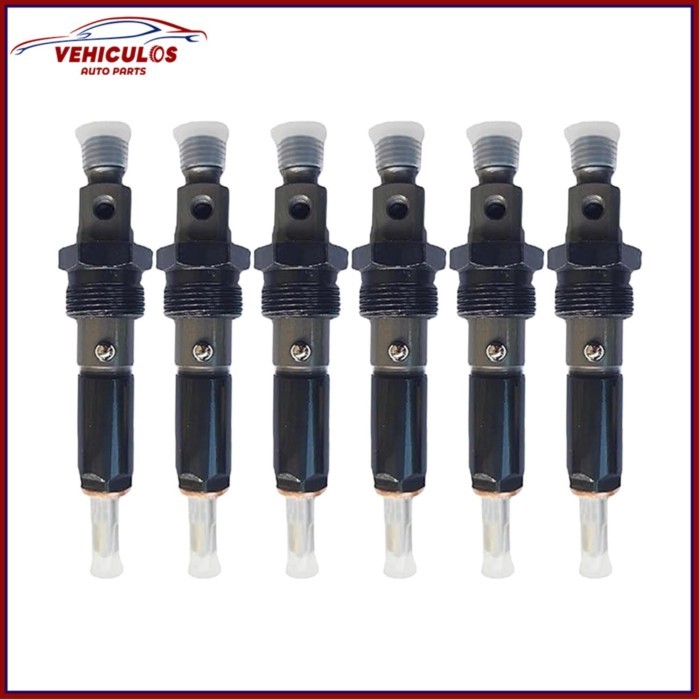 6PCS Fuel Injectors 0432133787 BG5T-9E526-A KDAL59P6 For Cummins 6BT5.9 6BTAA Diesel Engine 330 Mar
